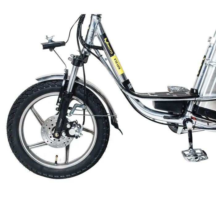 Электровелосипед MINGTO V12 LUX 60V30Ah (серебристый)